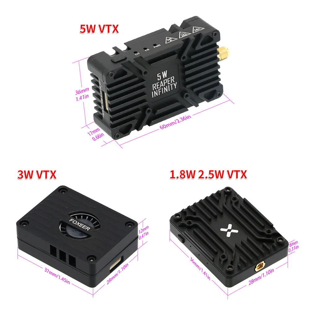 Foxeer Reaper Extreme V2 5.8G  – Foxeer Reaper Extreme 2.5W Vtx recenzja i cena